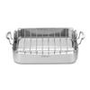 Cuisinart Multiclad Pro Triple Ply Stainless Cookware 16-inch Roasting Pan Skillet, Rectangular Roaster w/Rack view 1