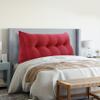 VERCART Wedge Headboard Pillows Bed Wedge Pillow Headboard Wedge Pillow Triangle Pillow Wedge Daybed Pillows Bolster Pillow Headboard with Removable Cover Red Full view 1