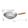 Helen's Asian Kitchen Carbon Steel Wok Stir Fry Pan, 12-inch view 2