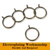 ANJUU 42 PCS Curtain Rings, 1.5 inch Metal Curtain Drape Sliding Eyelet Rings-Hanging Rings for Curtains and Rods, Fits Up to 1 1/4-Inch Rod, Antique Bronze(Clips Not Included) view 3