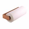 SeaTeak Wooden Paper Towel Holder, 12"x 4.375", 100% Solid Teak Wood, Wall Mount, Spring-Loaded, Fits Standard & Jumbo Rolls, Perfect for Boats, Kitchens, RV's & Campers view 1