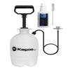 Kegco Deluxe Hand Pump Pressurized Keg Beer Cleaning Kit with 32 Ounce National Chemicals Beer Line Cleaner,Black (Packaging of cleaning solution May Vary),White view 1