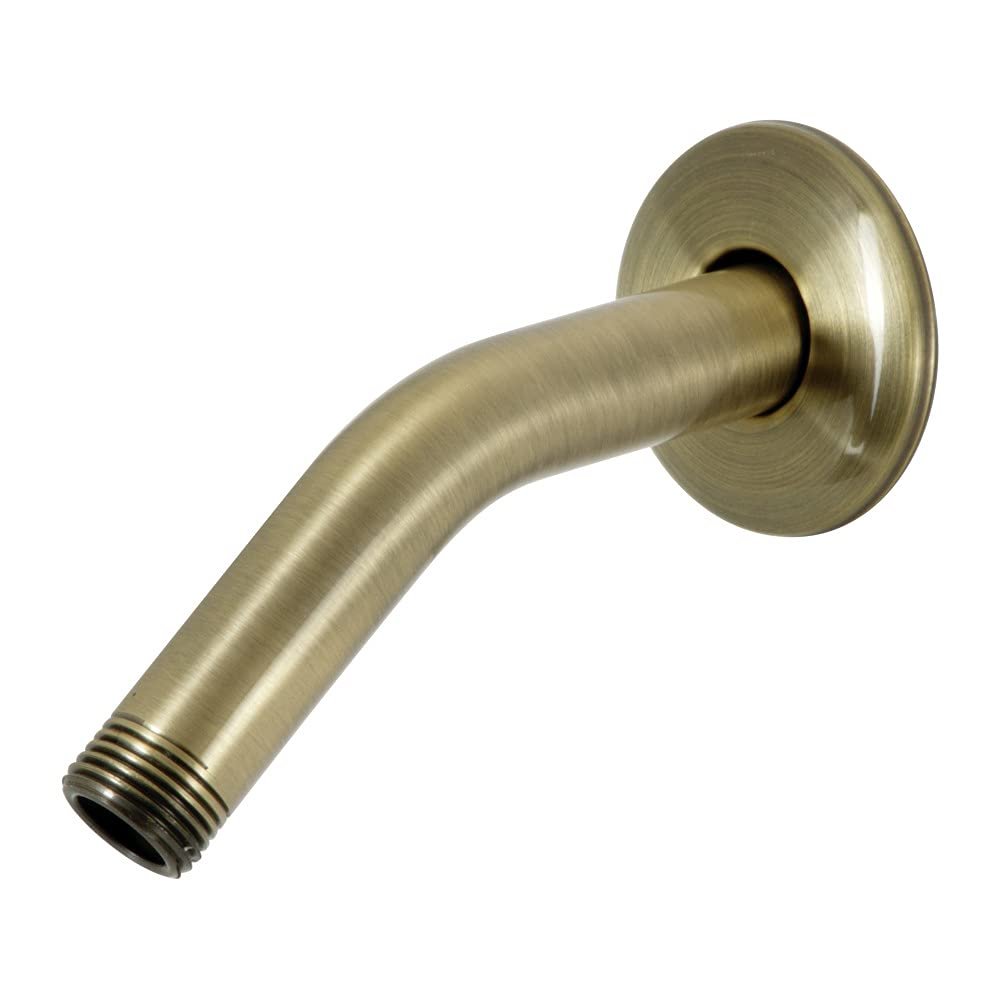 Kingston Brass K150K3 Trimscape 6" Shower Arm with Flange, Antique Brass