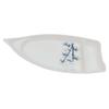 JapanBargain 2324, Sushi Boat Shape Plate Sushi Sashimi Serving Plate Plastic Tray 10 x 4.5 inch, White Bamboo view 1