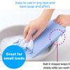 JapanBargain, Japanese Plastic Washboard Portable Laundry Board for Kids Training, Travel and Camping, 13"x6", Made in Japan, 1-Pack view 4