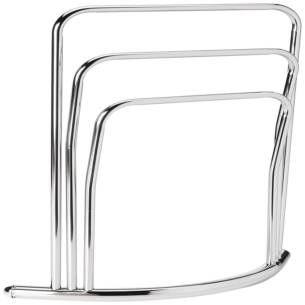 Kings Brand Furniture - Kenneth Metal 3 Tier Freestanding Bathroom Towel Rack Stand, Chrome