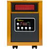 Dr. Infrared Heater DR-968H Indoor Portable Space Heater with Humidifier, 1500-Watt, Cherry view 2