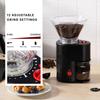 Bodum Bistro Electric Conical Burr Coffee Grinder, Preset Timer, 12 Grind Settings, Black view 3