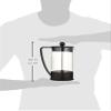 Bodum 34oz Brazil French Press Coffee Maker, High-Heat Borosilicate Glass, Black - Made in Portugal view 2