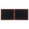 Lawrence Frames Hinged Double (Horizontal) Walnut Wood Picture Frame, Gallery Collection, 5 by 7-Inch view 4