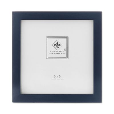Lawrence Frames Blue Wood Picture Frame, Gallery Collection, 5 by 5-Inch, Blue