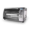Black+Decker Countertop Convection Toaster Oven, 8 One-touch Cooking Functions, Stainless Steel view 1