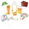 Oktoberfest Photo Stick Props - 12 Piece Set - Photo Booth Party Supplies view 1