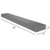 Mail Boss 7141 Three-Box Spreader Bar, For Three-Mailbox Applications, Granite view 4