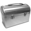Plain Metal Dome Lunch Box - Silver view 1
