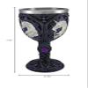Black and Purple Celtic Goblet with White Unicorn Head view 4