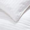 1200 Thread Count Full Size Siberian Goose Down Comforter 100% Egyptian Cotton 750FP, 50oz & 1200TC - White Stripe view 3