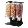 Rosseto Three Container EZ-PRO H3B Snack Dispenser With Black Steel Stand (1 Gallon Each) EZ50399 view 1