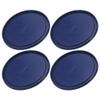 Pyrex 7402-PC 6/7-Cup Blue Replacement Lid for 7402 Sculpted Mixing Bowl & 7203 Bowl (4-Pack) - Made in the USA view 4