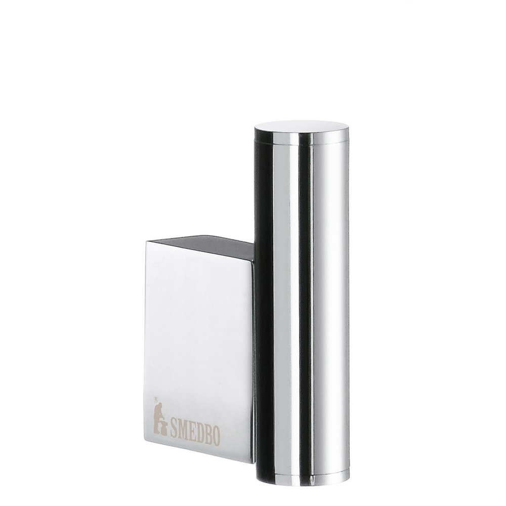 Smedbo SME, Polished Chrome AK355 Towel Hook Single
