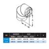 Simpson Dura-Vent 46DVA-E90 Duravent Direct Vent Galvanized 90 Degree Elbow, 4 x 6-5/8 view 2