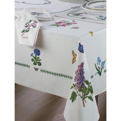 Avanti Linens Botanic Garden 60X84 Table Cloth, Ivory