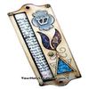Holy Land Market Star of David Mezuzah with Scroll - Jewish Door Mezuzah, Natural White, 4in, Wall Mount view 1