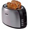 Oster 2-Slice Toaster with Extra Wide Slots, Bagel Toaster for All Bread Types, Brushed Stainless Steel view 1