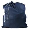 Laundry Bag - Locking Drawstring Closure and Machine Washable. These Bags will Fit a Laundry Basket or Hamper and Strong Enough to Carry up to Three Loads of Clothes. (Denim) view 1