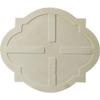 Ekena Millwork CM24WA Waltz Ceiling Medallion, 24"W x 20 1/2"H x 1 1/8"P (Fits Canopies up to 5 1/4"), Factory Primed view 4
