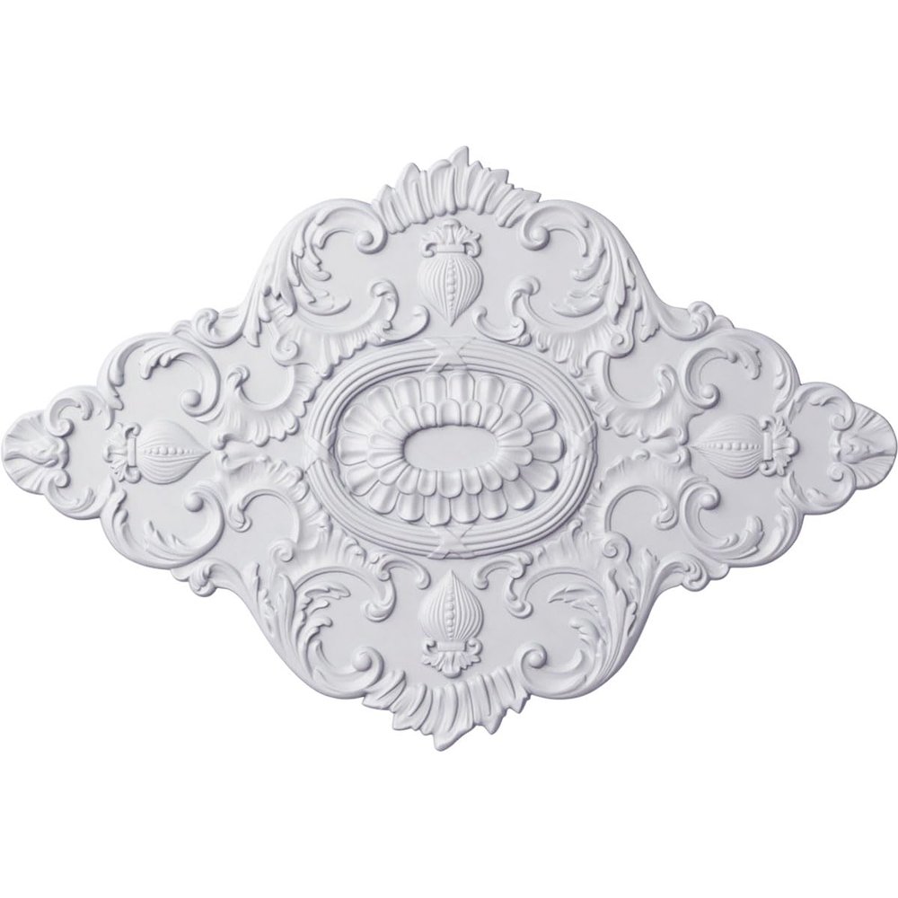 42 3/4"W x 28 7/8"H x 1"P Ashford Ceiling Medallion