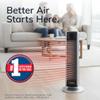 Lasko Oscillating Digital Ceramic Tower Heater for Large Rooms, with Adjustable Thermostat, Timer and Remote Control, 29 Inches, 1500W, Black, 5586 view 2