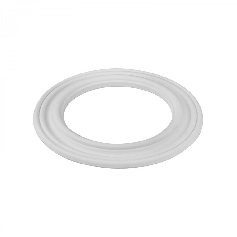 Renovators Supply Manufacturing Recessed Lighting Trim 10-1/8 in. Wide White Polyurethane Ornate Recessed Ceiling Light Trims
