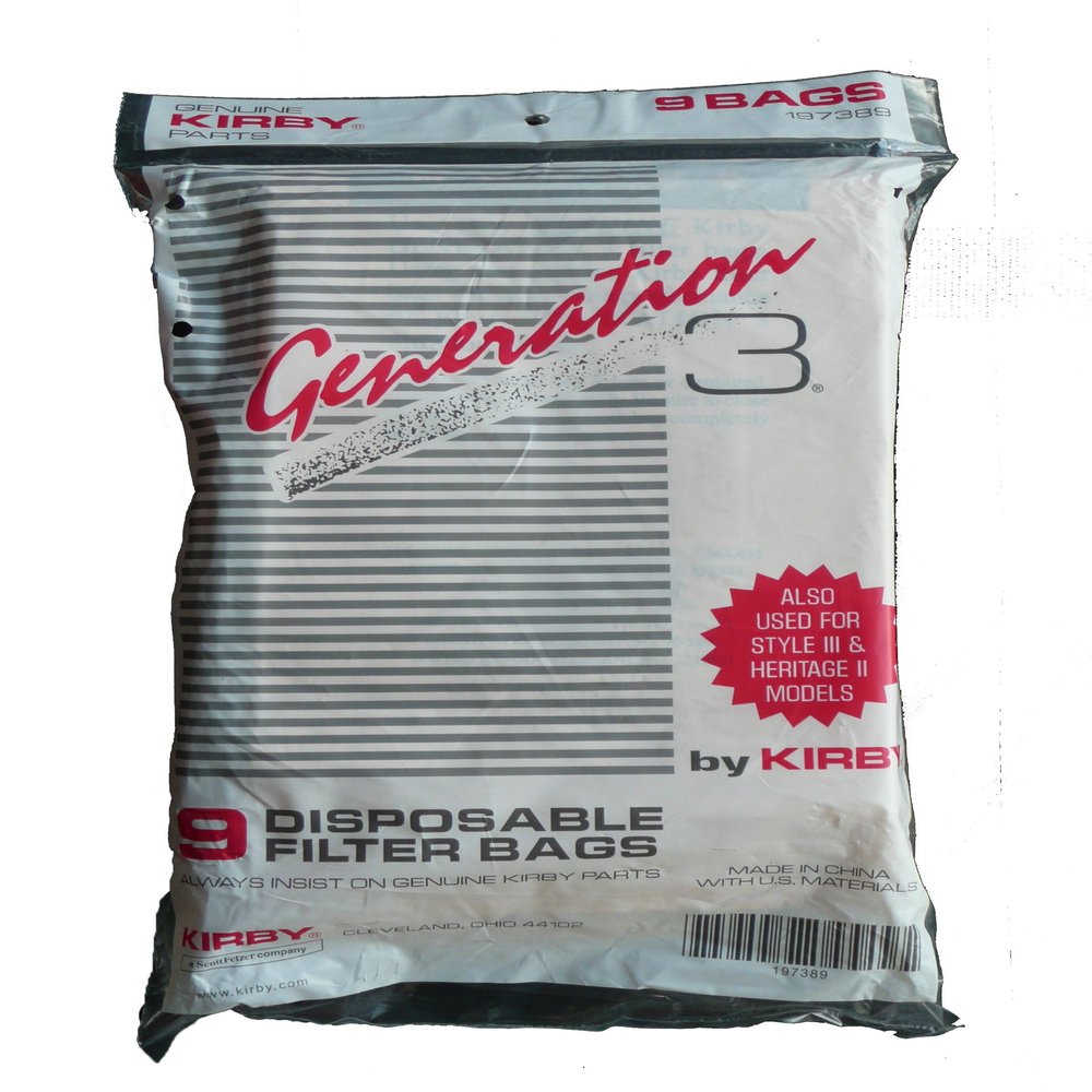 Kirby Generation Bag, 197389 (9 Pack)