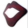 OMA Lips Mirror Wall Art Hanging Decor Kissing Red Lips Mosaic Glass Wall Sculpture - Large Size view 3