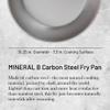 de Buyer MINERAL B Carbon Steel Fry Pan - 10.25 Diameter, 7.3 Cooking Surface - Ideal for Searing, Sauteing & Reheating - Naturally Non-Stick Finish - Made in France view 2