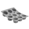 de Buyer ELASTOMOULE Mini-Muffin Silicone Mold - Creates 9 Muffins - Easy to Use & Clean - Dishwasher Safe view 1