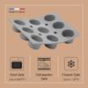 de Buyer ELASTOMOULE Mini-Muffin Silicone Mold - Creates 9 Muffins - Easy to Use & Clean - Dishwasher Safe view 3