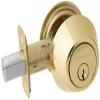 Schlage Lock Company JD62V605 Schlage Double Cylinder Deadbolt, Bright Brass view 1