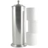 LDR Industries 164 6456BN Ashton Free Standing Regular Size Roll Toilet Paper Holder Canister, Brushed Nickel view 1