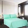 4 Piece Bed Sheet Set (Full,Mint) 1 Flat Sheet,1 Fitted Sheet and 2 Pillow Cases,Brushed Microfiber Luxury Bedding with Deep Pockets view 2