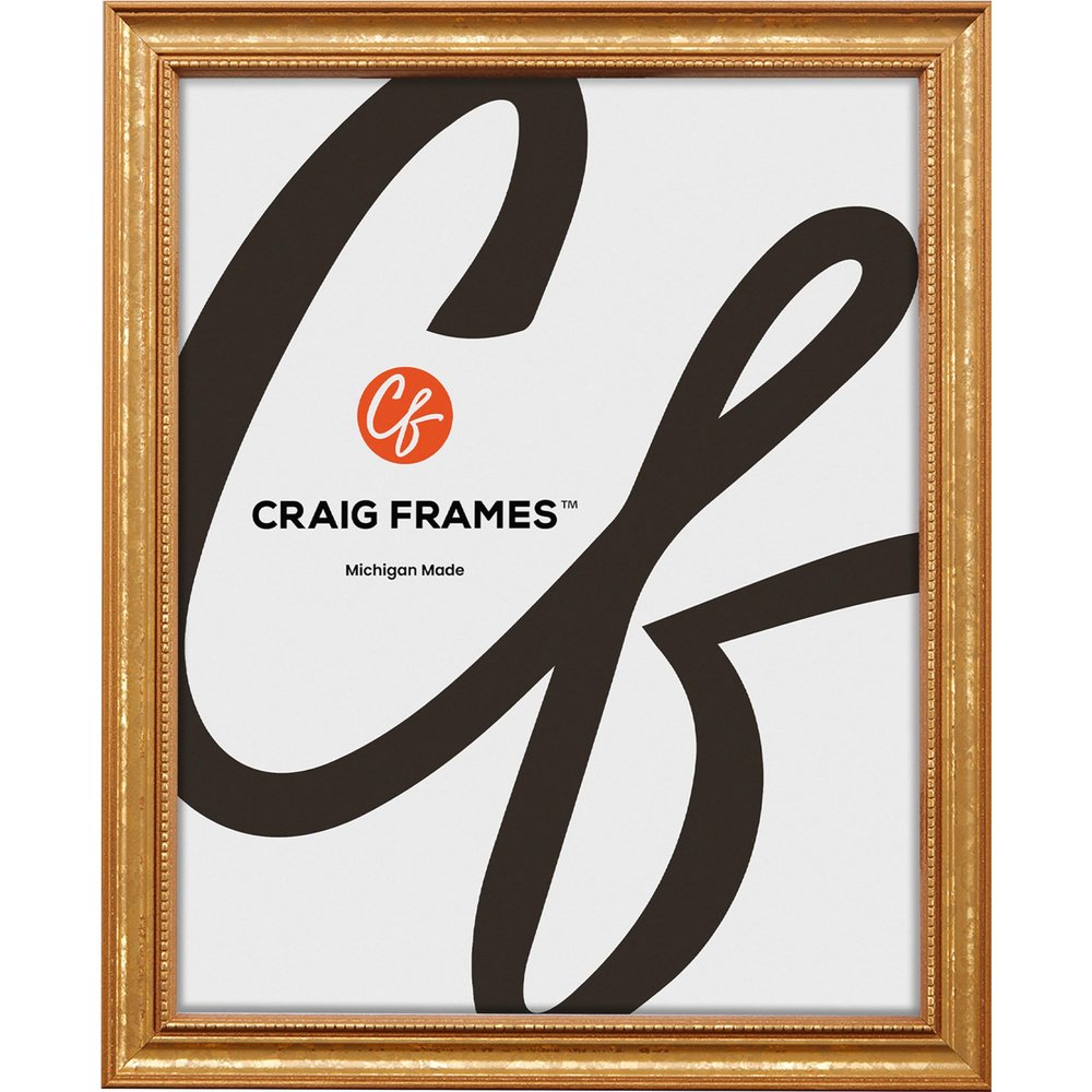 Craig Frames 314GD, Ornate Gold Picture Frame, 8 x 12 Inch