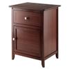 Winsome 25 x 18.9 x 14.96-Inch Wood Night Stand/Accent Table, Brown (94215) view 1