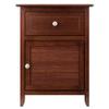 Winsome 25 x 18.9 x 14.96-Inch Wood Night Stand/Accent Table, Brown (94215) view 4