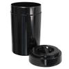 Tightvac EverythingVac Bulk Dry Goods Storage Container, 5 Pounds Plus, Solid Black Body/Cap view 2