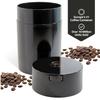 COFFEEVAC 1LB Patented Airtight Multi-use Vacuum Works as Smell Proof Ground Coffee Bean Containers. Black Cap and Body, 1.85-Liter/1.6-Quart view 3
