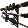 StoreYourBoard Ski Rack  Heavy-Duty Horizontal Ski Wall Mount & Snowboard Wall Mount for Garage Wall Shelving - Snowboards & Gear, Multi-Sport Skateboard Organizer - Skiing Accessories - Holds 3 Pair view 1