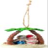 Cape Shore Santa and Mrs. Claus Island Secret Hideaway Palm Ornament view 2