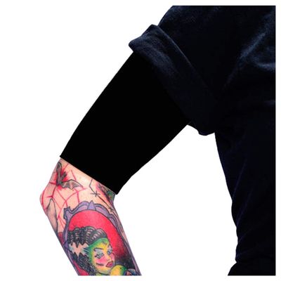 Tat2X Tattoo Cover Up Sleeve - Half Arm - Black - XL/2X - 1 Sleeve