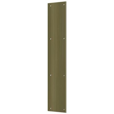 Deltana PP3520U5 3 1/2-Inch x 15-Inch Solid Brass Push Plate